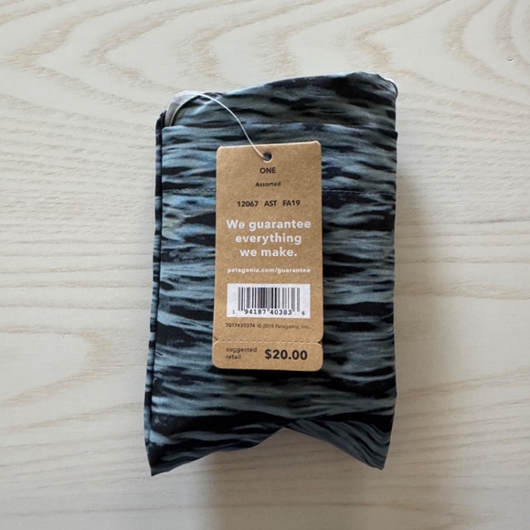 New Patagonia Shopper Tote Bag Upcycled Packable Foldable with Tags - Picture 5 of 6